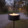 LED Ljus 7cm Torch Candle Svart från Star Trading