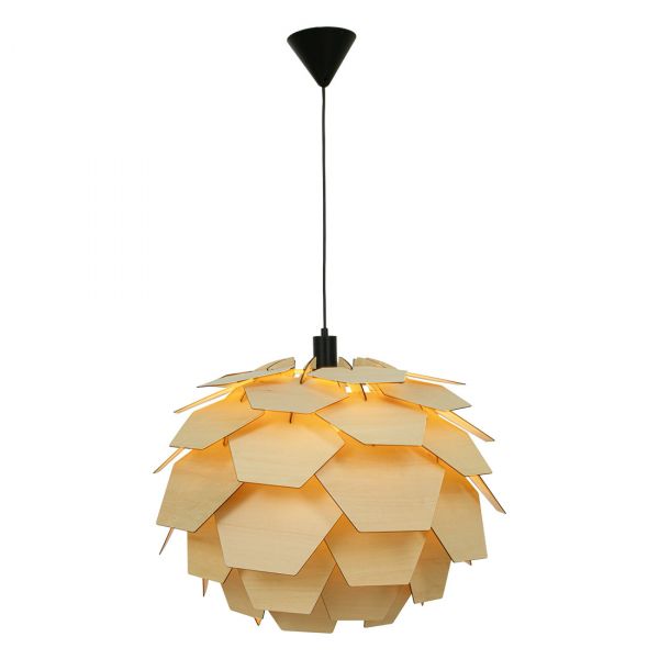 Carpatica loftslampe 60cm natur