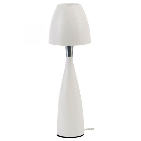 Anemon Hvid/Metal 39 cm Bordlampe