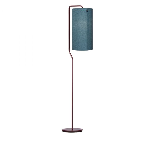 Pensile gulv lampe Mørkerød/Blå 170cm