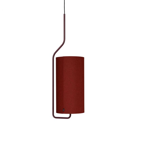 Pensile Taklampa Mørkerød/Rød 100cm