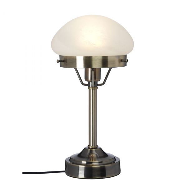 Mini Strindberg Bordlampe Antik / Opal 30cm