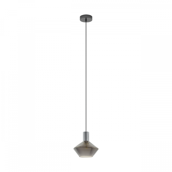 Ponzano Sort/Transparent Loftlampe