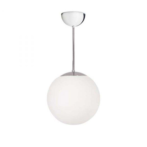 Glob Krom/Hvid  Loftlampe 35 cm