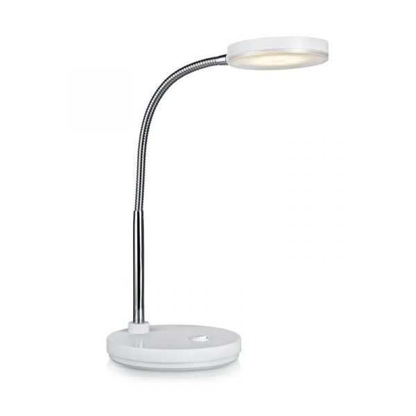 Flex Hvid LED Skrivebordslampe