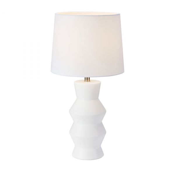 Sienna Bordlampe Hvid / Hvid 46cm