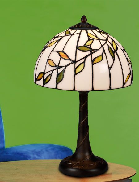 Björk Tiffany 25cm Bordlampe