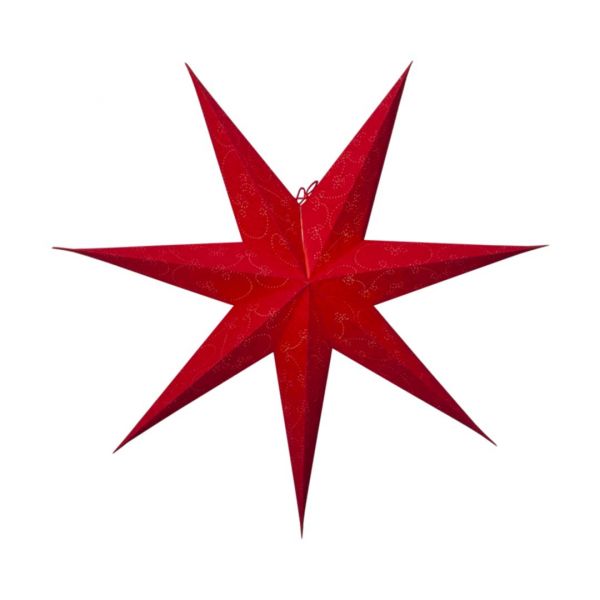 Decorus Rød 75cm Papstjerne