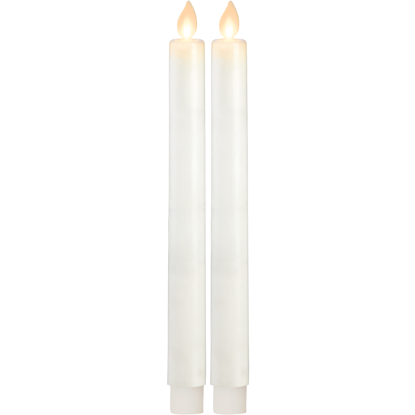 LED antik lys  twinkle 24 cm hvid