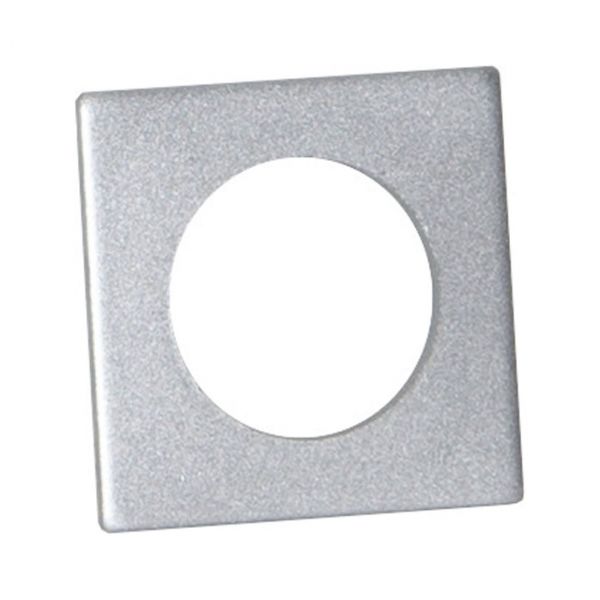 Let manchet 7-pak tilbehør Square 3,2 cm sølv