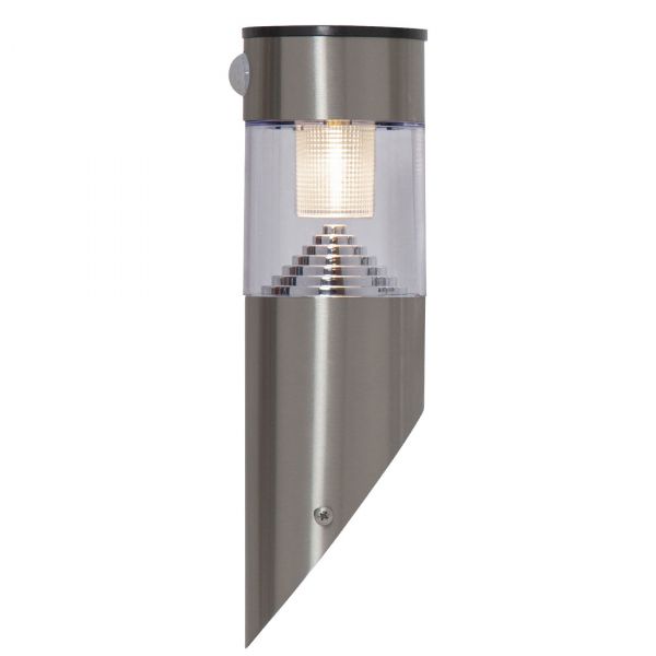 Marbella Solcelle Væglampe 10-80Lm Bevægelsessensor 50cm Alu
