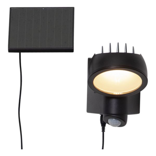 Powerspot Solcelle Væglampe 5/150Lm Bevægelsessensor