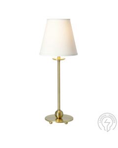 Anna Bordslampa Guld/Vit Lampskärm 47cm från Cottex