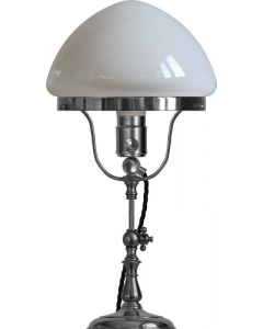 Fogelklou Nickel Bordslampa från Karlskrona Lampfabrik