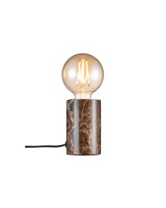 Siv Marble Bordslampa Brun B6H10cm från Nordlux