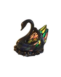 Svan Mosaik Tiffany  Bordslampa från Nostalgia