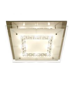 Luster Krom/Kristall 50Cm Plafond från Aneta Lighting